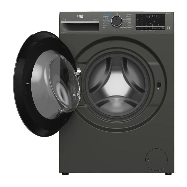 Refurbished Beko BPro 500 B5D59645UG Freestanding 9/6KG 1400 Spin Washer Dryer Graphite