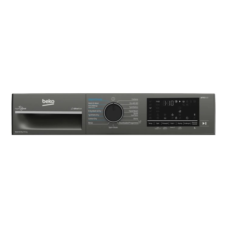 Beko 9kg Wash 6kg Dry 1400rpm Washer Dryer - Graphite