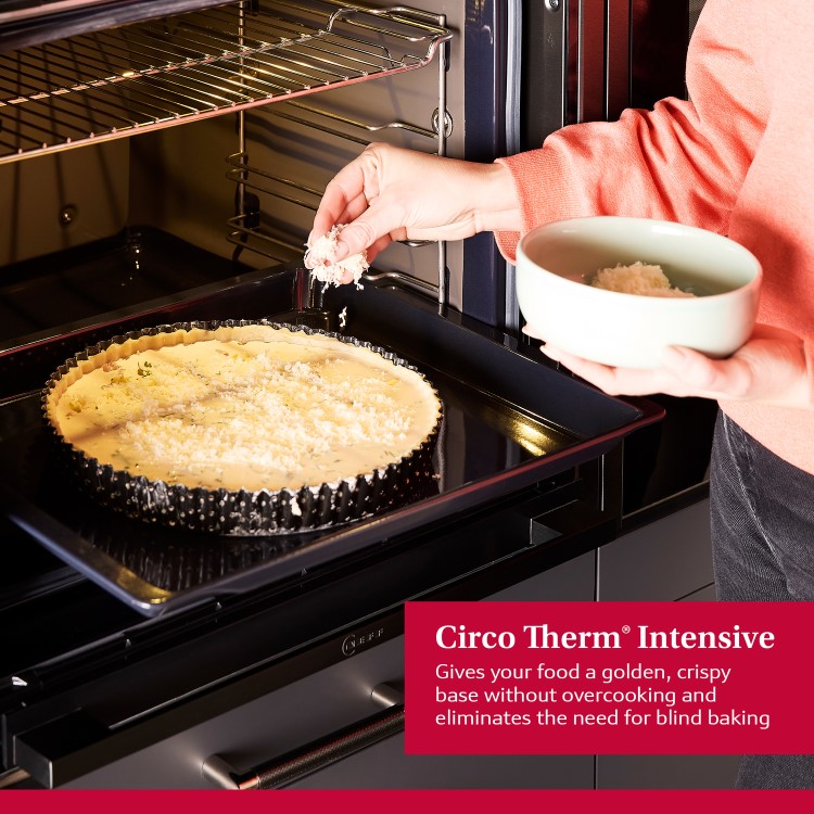 Neff N90 B64VS71G0B Slide and Hide Single Oven with Steam Function