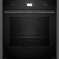 Neff N90 B64VS71G0B Slide and Hide Single Oven with Steam Function Neff N90 B64VS71G0B Slide and Hide Single Oven with Steam Function