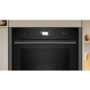 Neff N90 B64VS71G0B Slide and Hide Single Oven with Steam Function