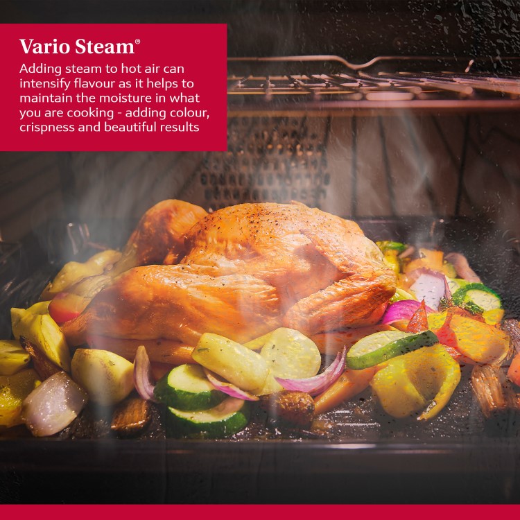 Neff N90 B64VS71G0B Slide and Hide Single Oven with Steam Function