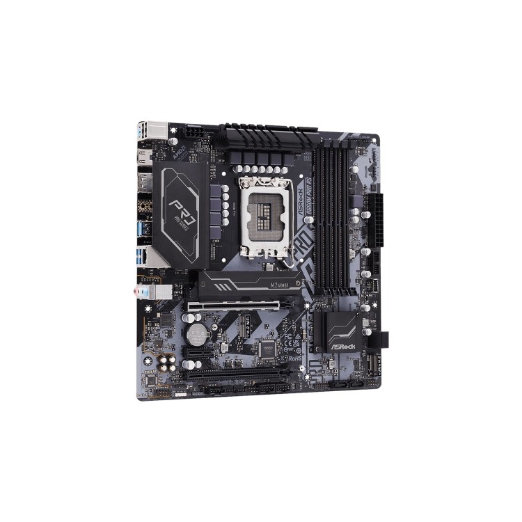 ASRoc B660M PRO RS Intel B660 LGA 1700 DDR4 Micro ATX Motherboard