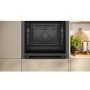 Neff N50 Slide & Hide Electric Single Oven - Graphite Grey