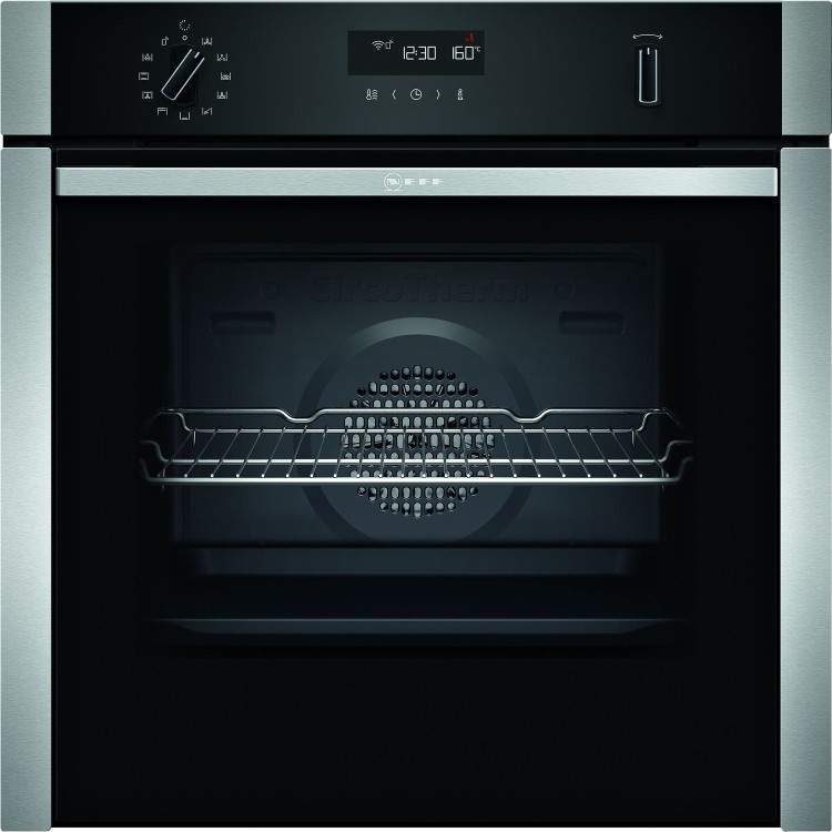 Refurbished Neff N50 B6ACH7HH0B Slide&Hide 60cm Single Built In Electric Oven Stainless Steel