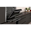 Neff B6ACH7HH0B N50 Slide &amp; Hide Electric Single Oven with Pyrolytic Cleaning - Stainless Steel