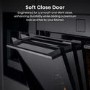 Hisense Hi8 BAS6PH8BUKWF Electric Self-Cleaning Single Oven - Black