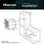 Hisense Hi8 BAS6PH8BUKWF Electric Self-Cleaning Single Oven - Black