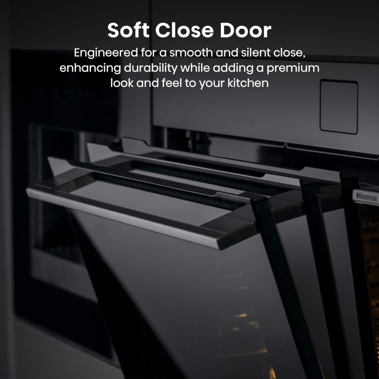 Hisense Hi8 BAS6PH8BUKWF Electric Self-Cleaning Single Oven - Black