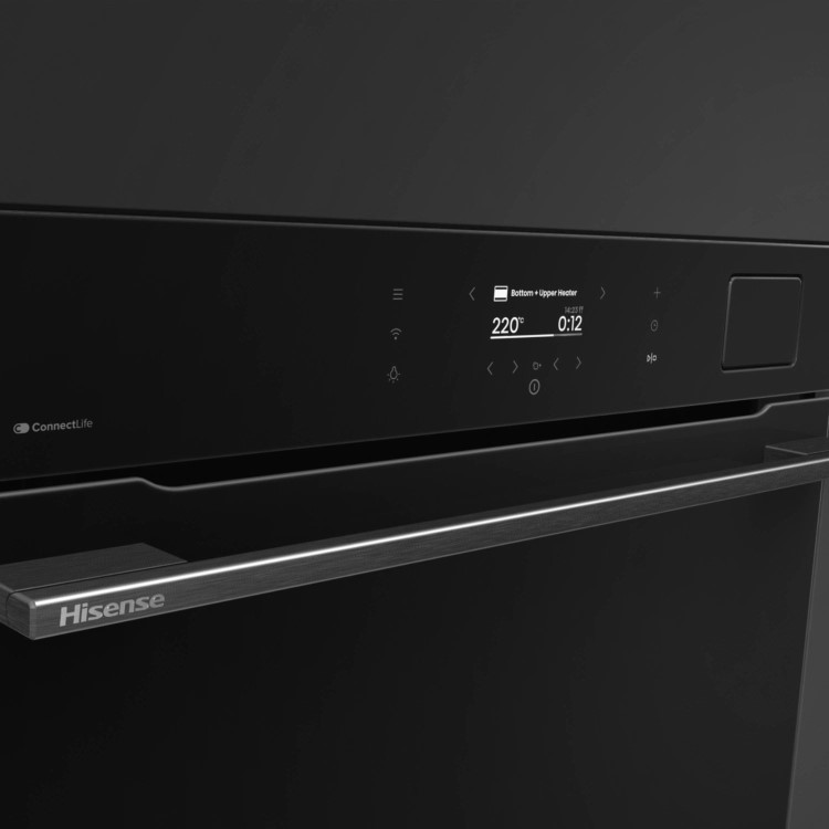 Refurbished Hisense Hi8 BAS6PH8BUKWF 60cm Single Built In Electric Oven Black