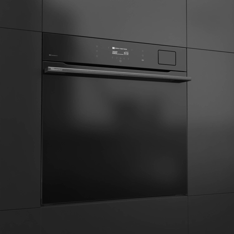 Refurbished Hisense Hi8 BAS6PH8BUKWF 60cm Single Built In Electric Oven Black