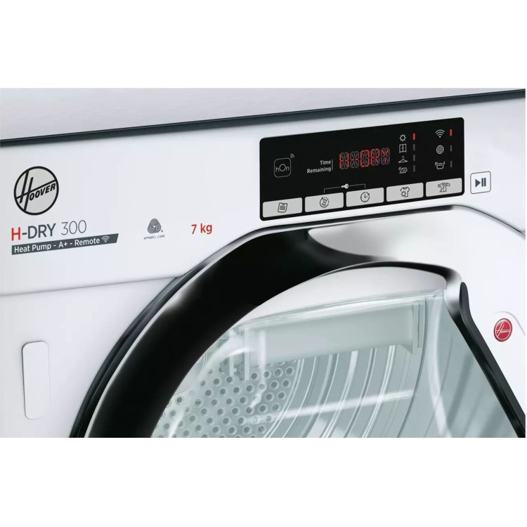 Refurbished Hoover BATDH7A1TCE-80 Integrated Heat Pump 7KG Tumble Dryer White