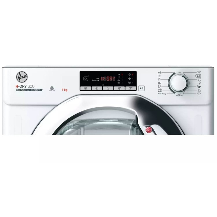 Refurbished Hoover BATDH7A1TCE-80 Integrated Heat Pump 7KG Tumble Dryer White