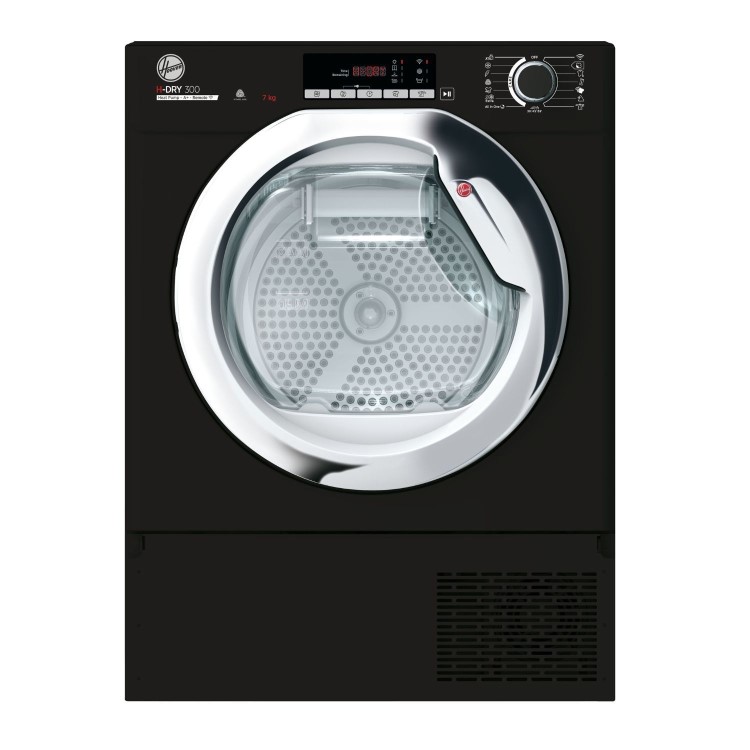 Hoover H-Dry 300 Pro 7kg Integrated Heat Pump Tumble Dryer - Black