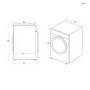 Hoover H-Dry 300 Pro 7kg Integrated Heat Pump Tumble Dryer - Black