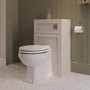 500mm Beige Back to Wall Toilet Unit Only – Baxenden