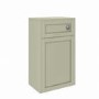 GRADE A1 - 500mm Green Back to Wall Toilet Unit Only - Baxenden