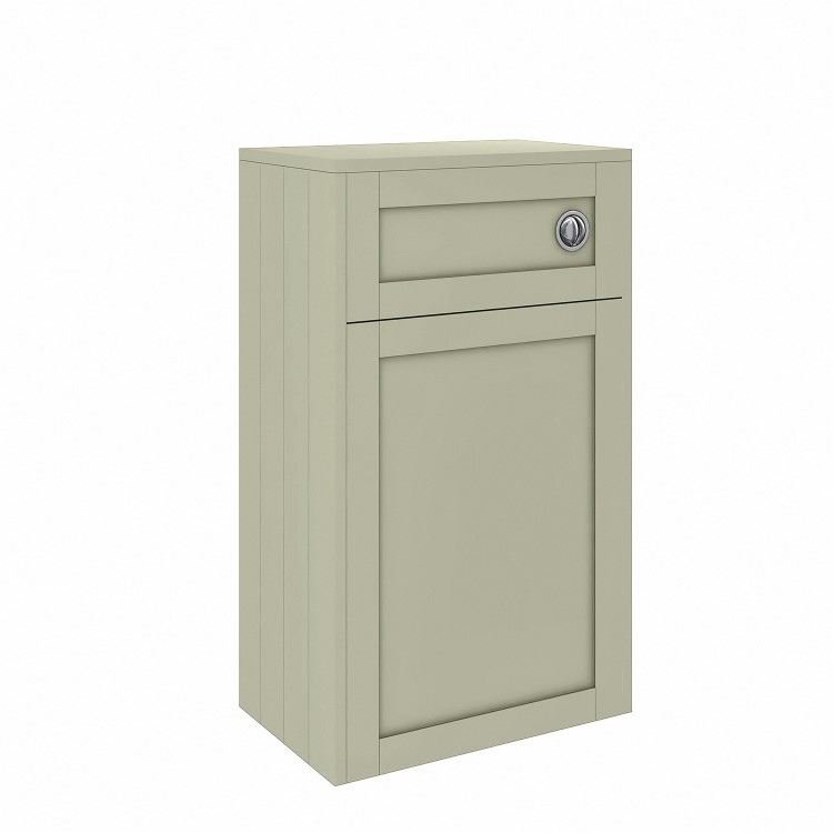 GRADE A1 - 500mm Green Back to Wall Toilet Unit Only - Baxenden