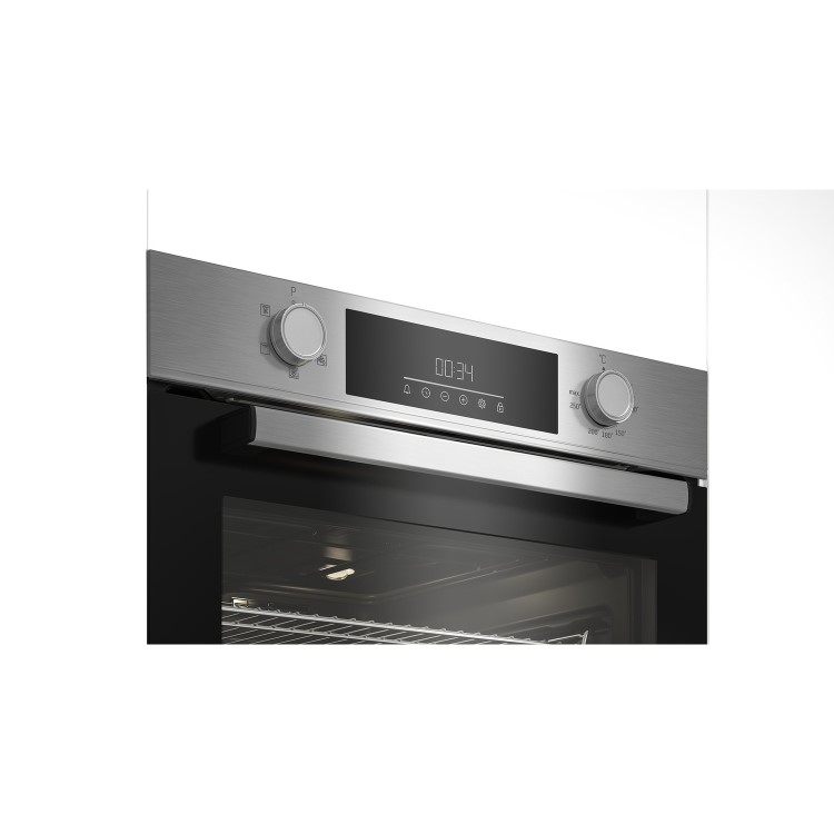 Refurbished Beko BBAIF22300X Single Built In Electric Oven Stainless Steel