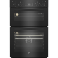 Beko BBDF22300B Built-In Electric Double Oven - Black   