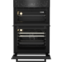 Refurbished Beko RecycledNet BBDF22300B 60cm Double Built In Electric Oven Black