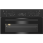 Refurbished Beko RecycledNet BBDF22300B 60cm Double Built In Electric Oven Black