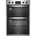 BBDF26300X Beko BBDF26300X Built-In Electric Double Oven - Stainless Steel