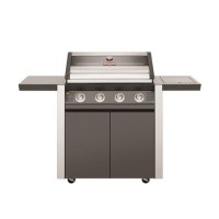 BeefEater 1600E Series - 4 Burner Gas BBQ Grill & Side Burner Trolley - Dark BeefEater 1600E Series - 4 Burner Gas BBQ Grill & Side Burner Trolley - Dark
