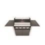 BeefEater 1600E Series - 4 Burner Gas BBQ Grill & Side Burner Trolley - Dark