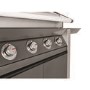 BeefEater 1600E Series - 4 Burner Gas BBQ Grill & Side Burner Trolley - Dark