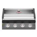 Beefeater 1600E Series - 4 Burner Gas Built in BBQ - Dark Stainless Steel 