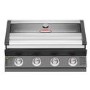 Beefeater 1600E Series - 4 Burner Gas Built in BBQ - Dark Stainless Steel 