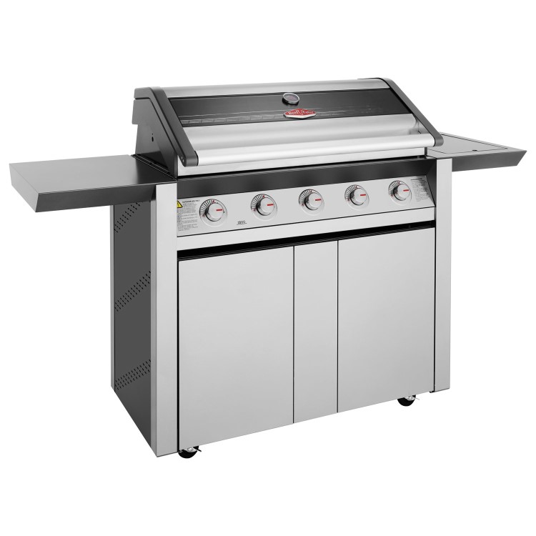 Beefeater 1600S Series - 5 Burner Gas BBQ Grill - Silver 