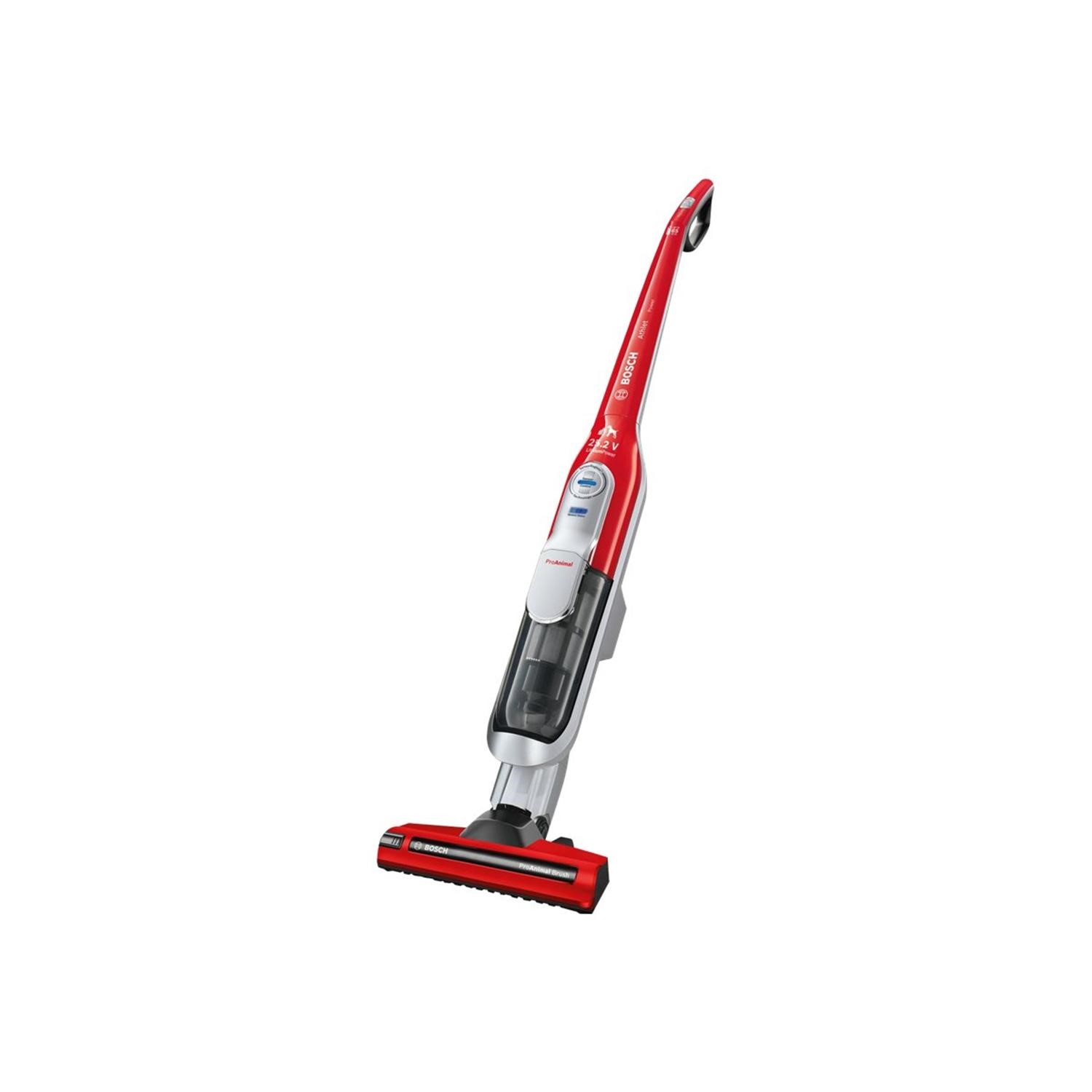 Bosch BBH65PETGB Athlet 25.2V Cordless Stick Vacuum Cleaner Red