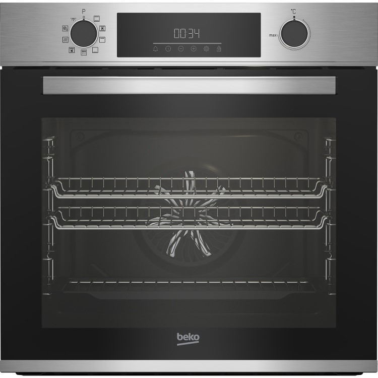 Beko Electric Fan Assisted Single Oven - Stainless Steel