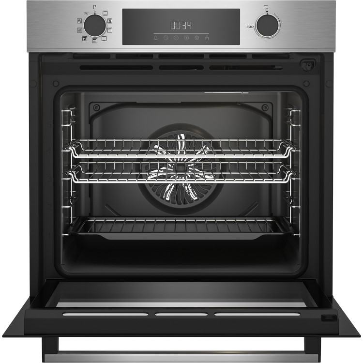 Beko Electric Fan Assisted Single Oven - Stainless Steel