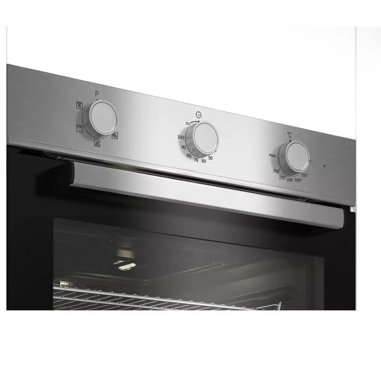 Refurbished Beko BBIF22100X 60cm Single Built In Electric Oven Stainless Steel