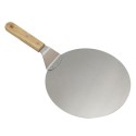 A1/BBQ027 Refurbished Boss Grill 10 Inch Round Metal Pizza Peel Paddle with Wood Handle