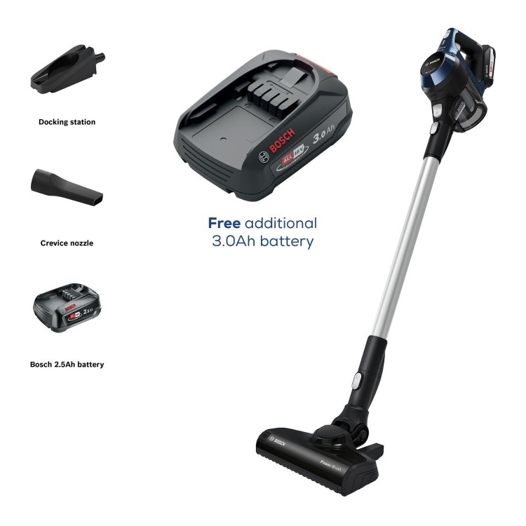 Bosch Unlimited 6 Cordless Stick Vacuum Cleaner - Blue