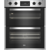 Beko Electric Built Under Double Oven - Stainless Steel