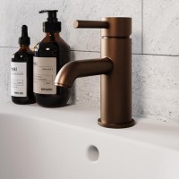 GRADE A1 - Brushed Bronze Mono Basin Mixer Tap - Arissa