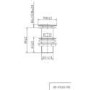 Brushed Bronze Click Clack Slotted Basin Waste - Arissa