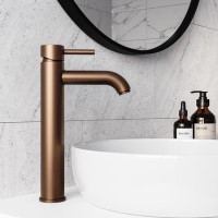 ALMOST PERFECT - Brushed Bronze Tall Basin Mixer Tap  - Arissa