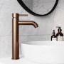 ALMOST PERFECT - Brushed Bronze Tall Basin Mixer Tap  - Arissa