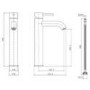 ALMOST PERFECT - Brushed Bronze Tall Basin Mixer Tap  - Arissa
