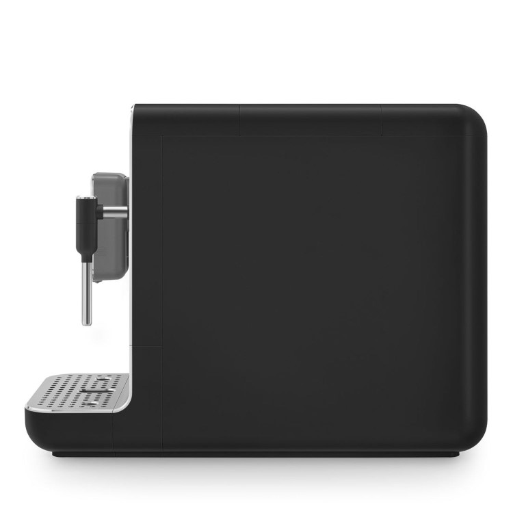 Smeg 50's Style Fully Automatic Bean to Cup Freestanding Coffee Machine with Frothing Wand - Black