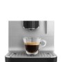 Smeg 50's Style Fully Automatic Bean to Cup Freestanding Coffee Machine with Frothing Wand - Black