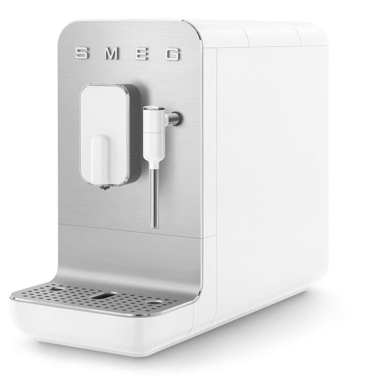 Smeg BCC12WHMUK Retro White Espresso Coffee Machine – Stylish Espresso Maker