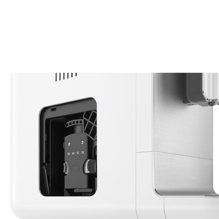 Smeg BCC12WHMUK Retro White Espresso Coffee Machine – Stylish Espresso Maker
