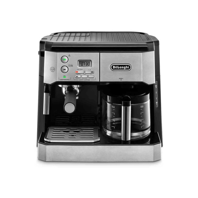 Delonghi Combined Espresso & Filter Coffee Machine - Stainless Steel